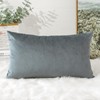 Artscope Luxury Velvet Cushion Covers Decorative Rectangle Pillowcases Soft Solid