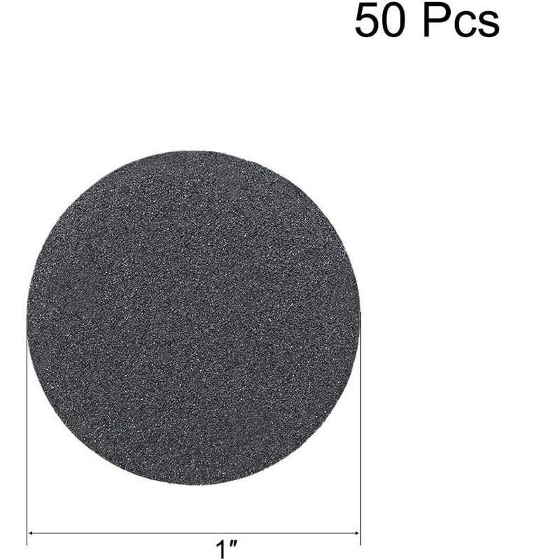 TA-VIGOR 50Pcs 25mm Wet and Dry Sanding Discs, 320 Grit