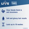 Schwarzkopf LIVE Post-Bleach Hair Toner, Ice White Semi-Permanent Colour Toner,