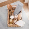 Woodluv Water Hyacinth Handwoven Shelf Storage Gift Hamper Basket -