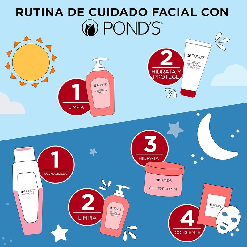 Pond's Crema Facial Rejuveness con Factor de Protección Solar 30,
