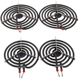 LSSOCH Electric Range Burner Element Set MP22YA MP15YA 6" MP21YA 8" Compatible With Ken-more Whirlpool May-tag Hardwick Norge Ranges/Stoves WPY04100165 WPY04100166