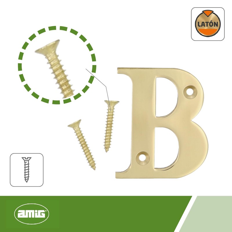 AMIG pernio 407 – 9.5 Brass Left Display