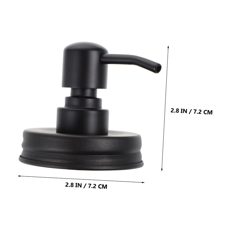 WOONEKY Durably Crafted Liquid Soap Press Emulsion Distributor for Jar