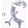 estructuras escenarios, 10 clamps, prensa, clamp luces, dj, cabinas dj