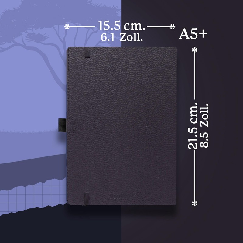 Dingbats Wildlife A5 Hardcover Notebook - PU Leather