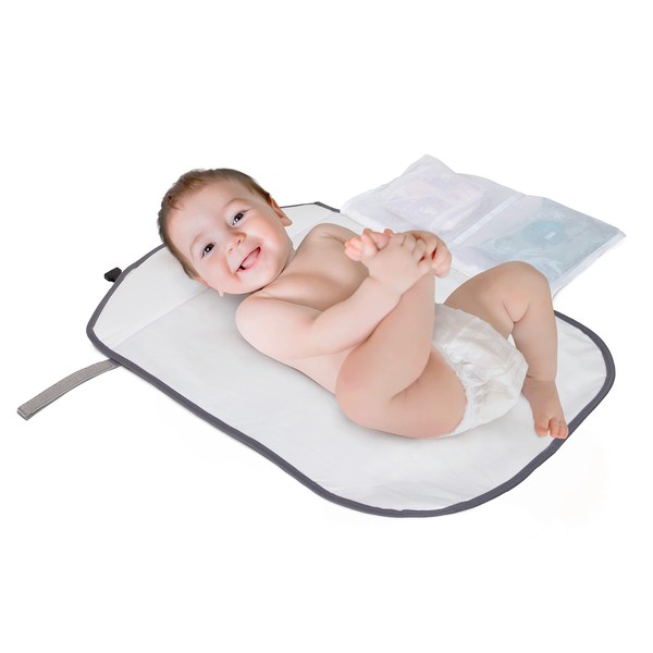 Dreambaby Portable Baby Changing Mat - Grey Stars New Born