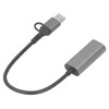 USB to Ethernet Adapter Type C RJ45 1000Mbps Aluminium Alloy