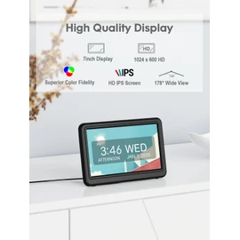 Rocam Digital Alarm Clock, Dementia Watch, Seniors, Digital Clock Day Clock with Date