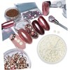 Vaguelly Mixed Pearl Nail Charms for DIY Nail Art Manicure