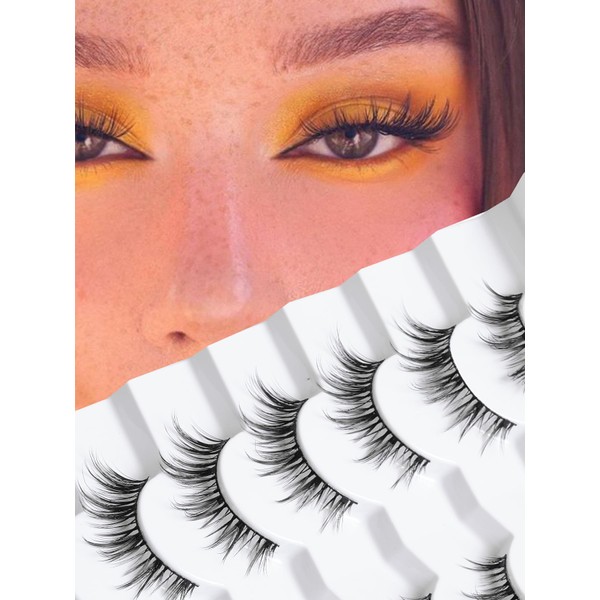 Manga Lashes Wispy False Eyelashes Natural Look 14mm Cat Eyelashes