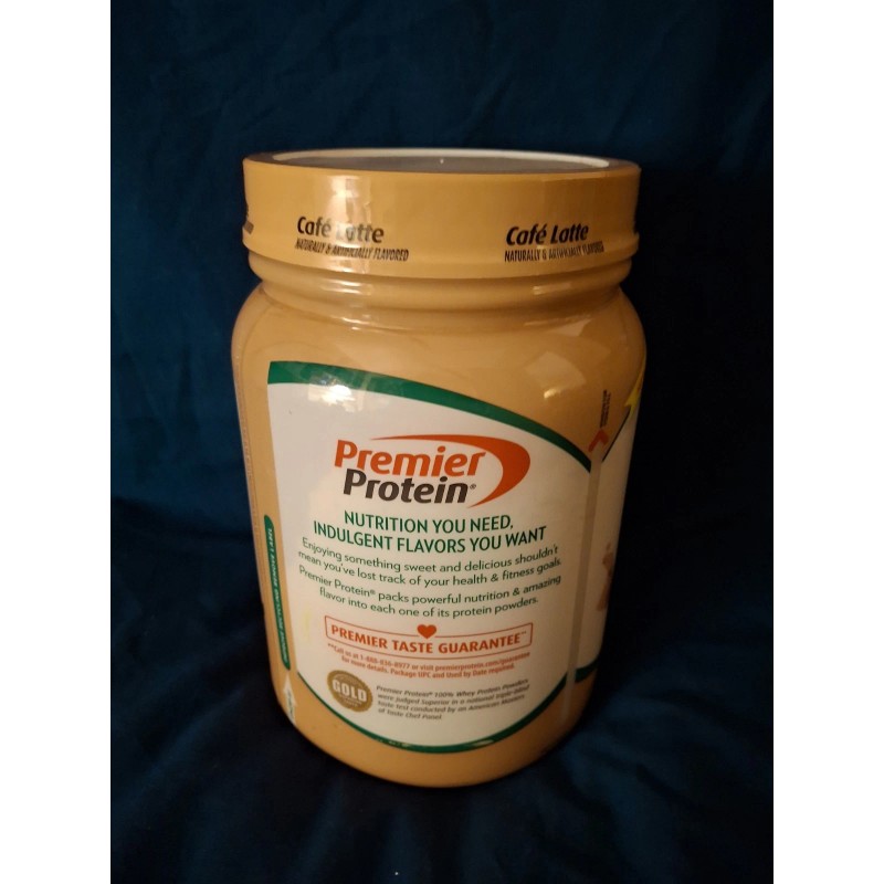 Premier Protein Powder Cafe Latte 30g Protein 100% Whey, 23.9