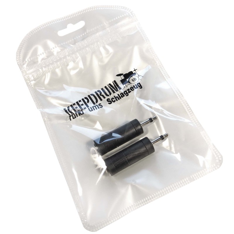 keepdrum ADA072 Jack Adaptor Mono 6.35 mm Female to 3.5