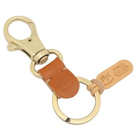 IL BISONTE SKH016 PG0001 CA101B Key Ring Key Ring Key Chain Brown Men's Women's