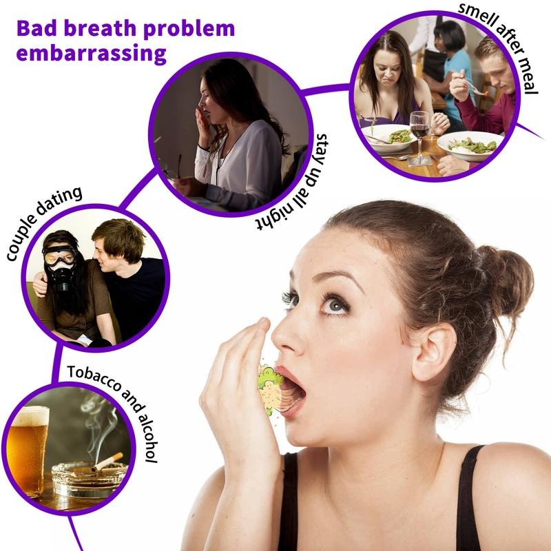 EELHOE Mouth Refresh Spray，Oral Odor Treatment Spray，Clean mouth odor, fresh