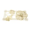 Ginkgo Leaf Wall Hanging Decor Metal Iron 3D Golden Ginkgo