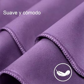 Toallas de Microfibra 3 Pack –Súper Absorbentes, Secado Rápido, Ligeras y Portátiles para Viaje, Playa, Natación, Yoga, Gimnasio, Camping – Incluye Bo