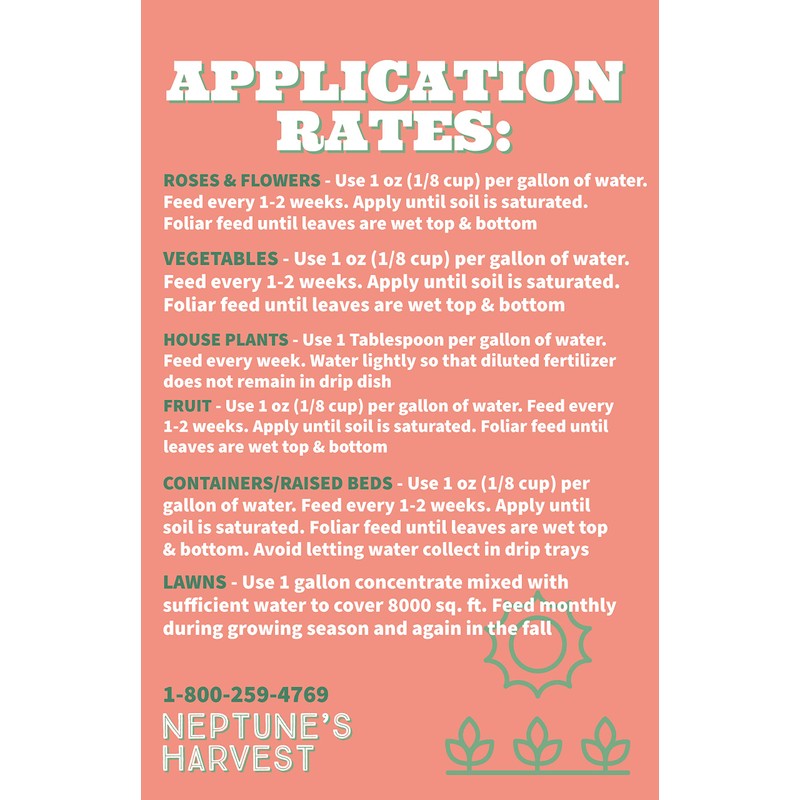 Neptune's Harvest Rose & Flowering Formula 2-6-4 (Gallon)