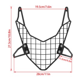 Motorcycle Headlight Grille Mesh Grill Cover Headlight Guard Protector Grill Cover Replacement for Honda XL750 XL 750 Transalp XL750 2023 2024