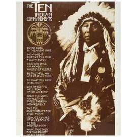 The Ten Indian Commandments Poster Print, 24x36 Poster Print, 24x36