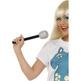 Glitter Microphone Silver