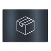 Metzler RAL 7016 Stainless Steel Sign with Parcel Symbol for
