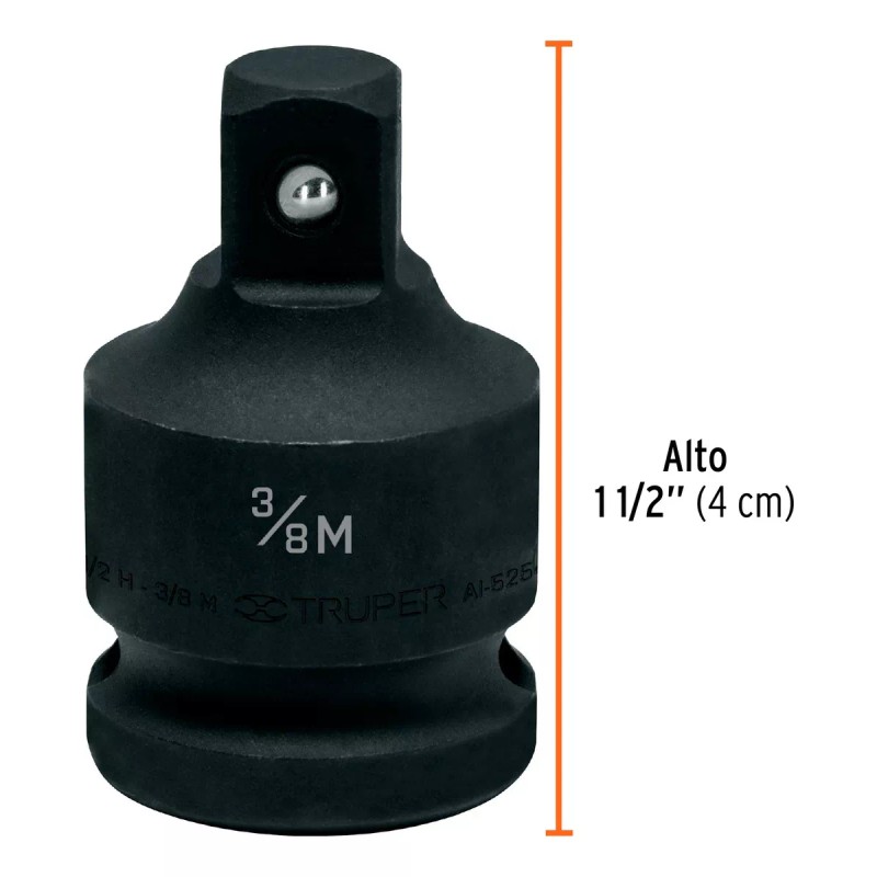 Truper Adaptador De Impacto 1/2'' (h) X 3/8'' (m) Truper