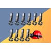 TTSAM 10 Hard Hat Clips – Nylon Headlamp Mount for