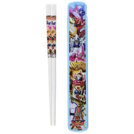 Komori Resin, Kikai Sentai Zengkaiger, Chopsticks and Case Set, Product Size: 7.0 x 1.1 x 0.6 inches (17.7 x 2.9 x 1.4 cm)