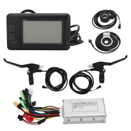 Electric Scooter Retrofit Kit 17A 3 Modes Controller EN05 Panel Thumb Throttle Kit for 350W Motor