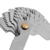 1pc Screw Thread Pitch Gauge of 52 Leaves 2pcs 60°+1pc