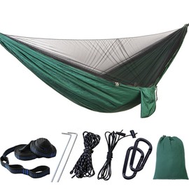 Ultralight Mosquito Net Hammock Full Automatic Speed Open Aerial Tent Parachute Cloth 2 Person Mosquito Hammock