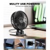 USB Desk Fan, Mini Portable, 3 Speeds Desktop Table Cooling,