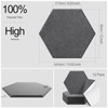 JBER Hexagon Acoustic Panels, 14" X 12" X 0.4" Self-Adhesive