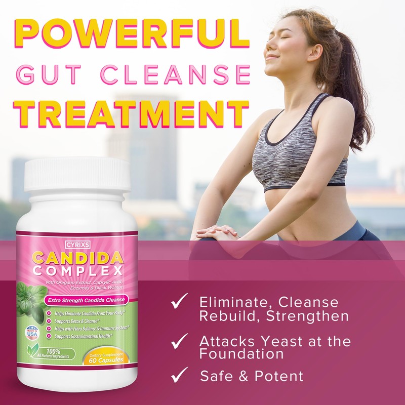 Cyrixs Health Candida Complex | Boost Your Immune System |