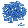 Insulated Straight Butt Connectors Electrical Crimps Terminals Blue 200pc