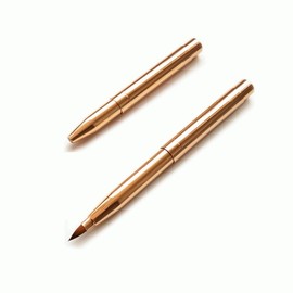 Fine-Tip Lip Brush for Lip Line Makeup Makeup Brush 2 - Lip Brush - Gold 2ea