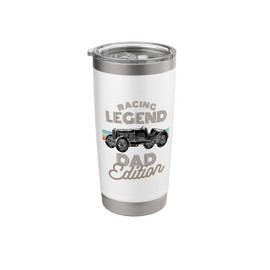 Slot Car Racing Legend Dad Remote Controlled Car Controller Stainless Steel Insulated Tumbler