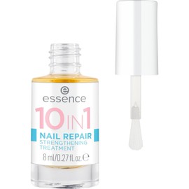 Essence Cosmetics 10IN1 NAIL REPAIR STRENGTHENING TREATMENT, volumizing, strengthening, smoothing, shiny, translucent (8ml)