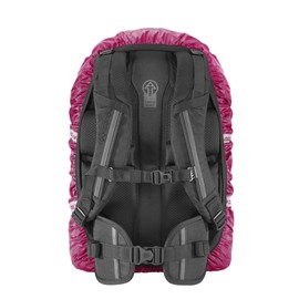 coocazoo Rain Cover Reflective Waterproof Taped Seams Suitable for Backpacks and Satchels Protects from Rain and Dirt from 3rd Class, Berry - Pink, Contemporary