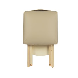 Master Massage Wooden Handy/Folding Massage Stool Cream