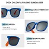 Cyxus Kids Folding Foldable Sunglasses for Girls Boys Prolarized Uv
