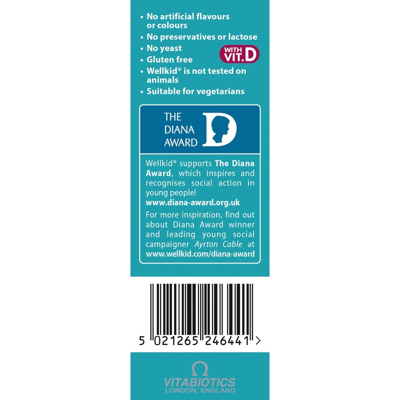 Vitabiotics Wellkid Immune Chewable 30 Tablets