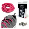 m2medien Senkly Elastic Shoelaces with Metal Capsule for Trainers -