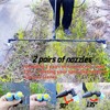 Aimela 2-Nozzle Poly Boom Wand,Backpack Sprayer Multi Nozzle Spray Holder,