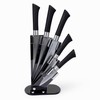 5 Piece Stainless Steel Knife Set with Acrylic Stand –