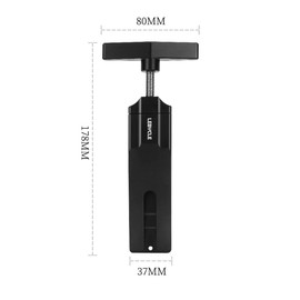 HOUSON Brake Piston Reset Tool for Bicycle Oil Disc Brakes - Universal for Most Hydraulic Brakes - Lightweight Aluminum Tool with 80mm Lever & Trapezoidal Thread