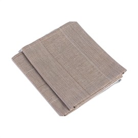 Gözze - Tea Towel Set, 4 Pieces, 100% Cotton Jacquard Fabric, High Density (200 g/m²), 50 x 70 cm - Taupe