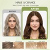 Champú Tinte Rubio Castaño Coloración Instantánea Natural Cabello Mujeres Hombres