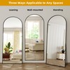 FANYUSHOW Arched Full Length Mirror, 65"x23.6" Arch Floor Mirror with